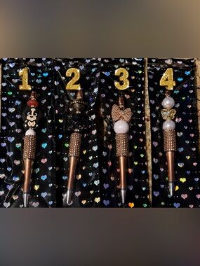 ✍️Hand Crafted Rose Gold Rhinestone Pens✍️
